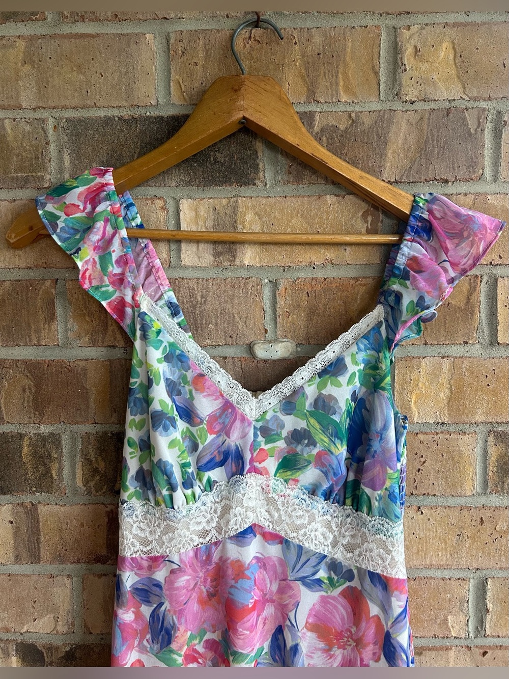SO Tiered Floral Maxi Dress—Size Medium - Picture 3 of 6